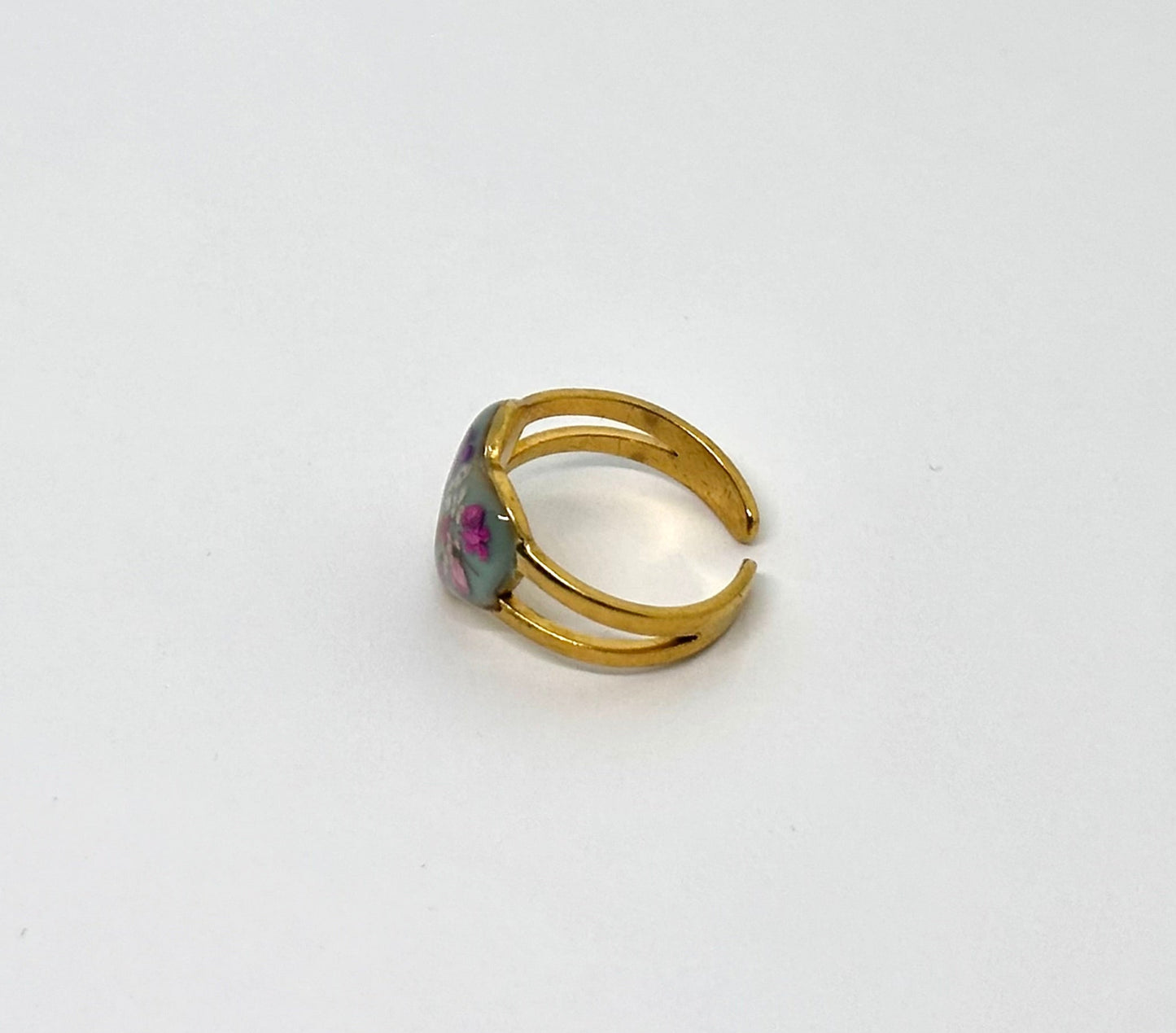 Anillo Corazón botanico