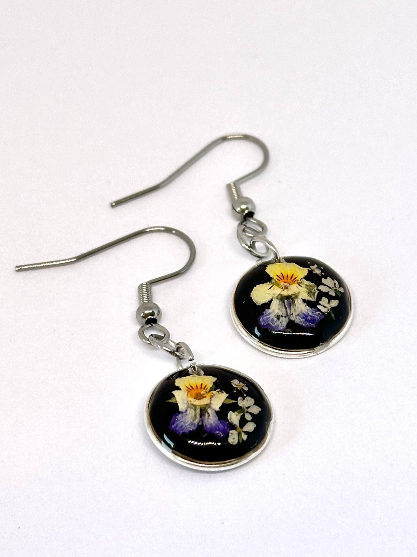 Pendientes violeta salvaje NOCHE