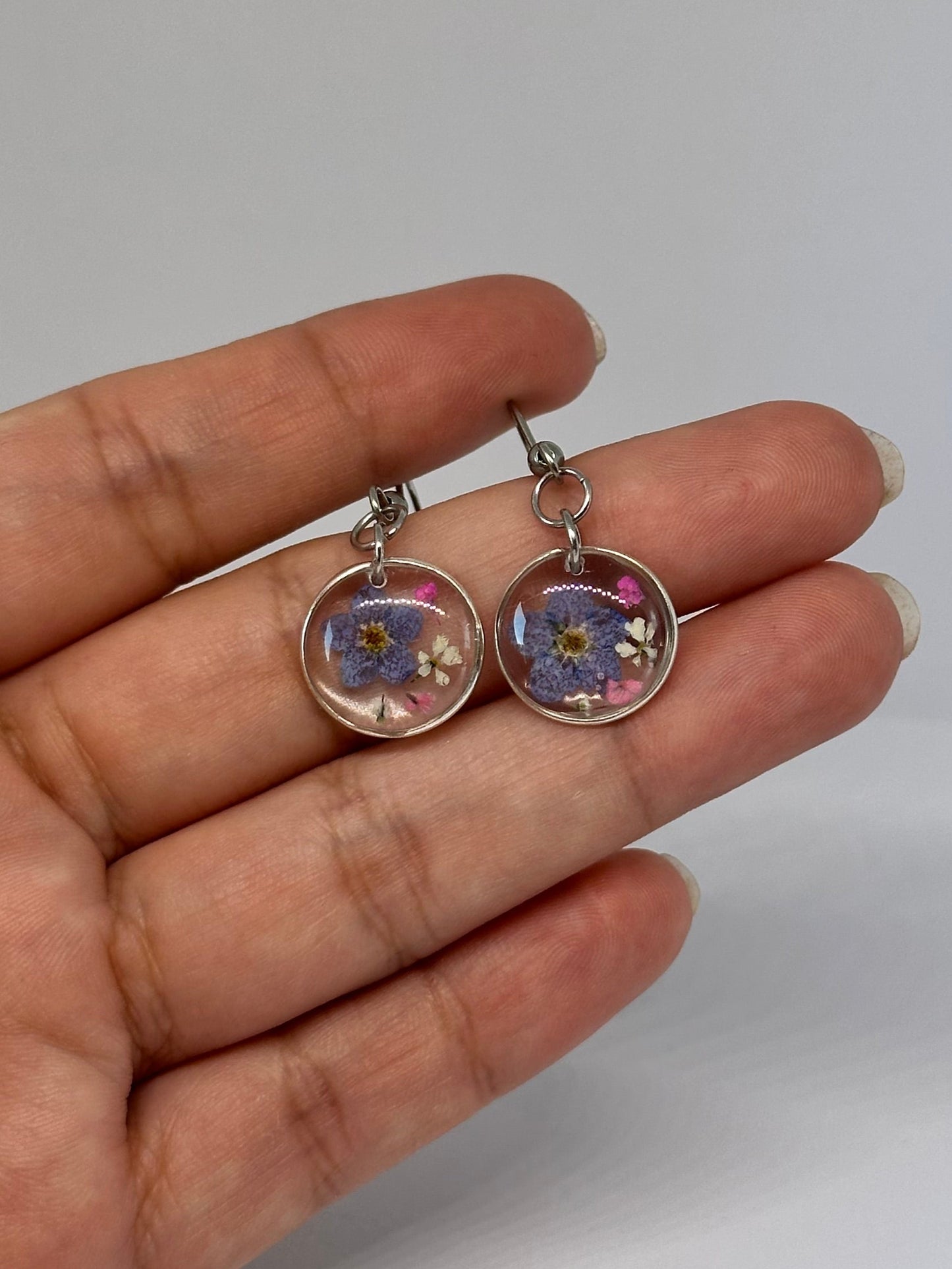 Pendientes Nomeolvides Silvestres