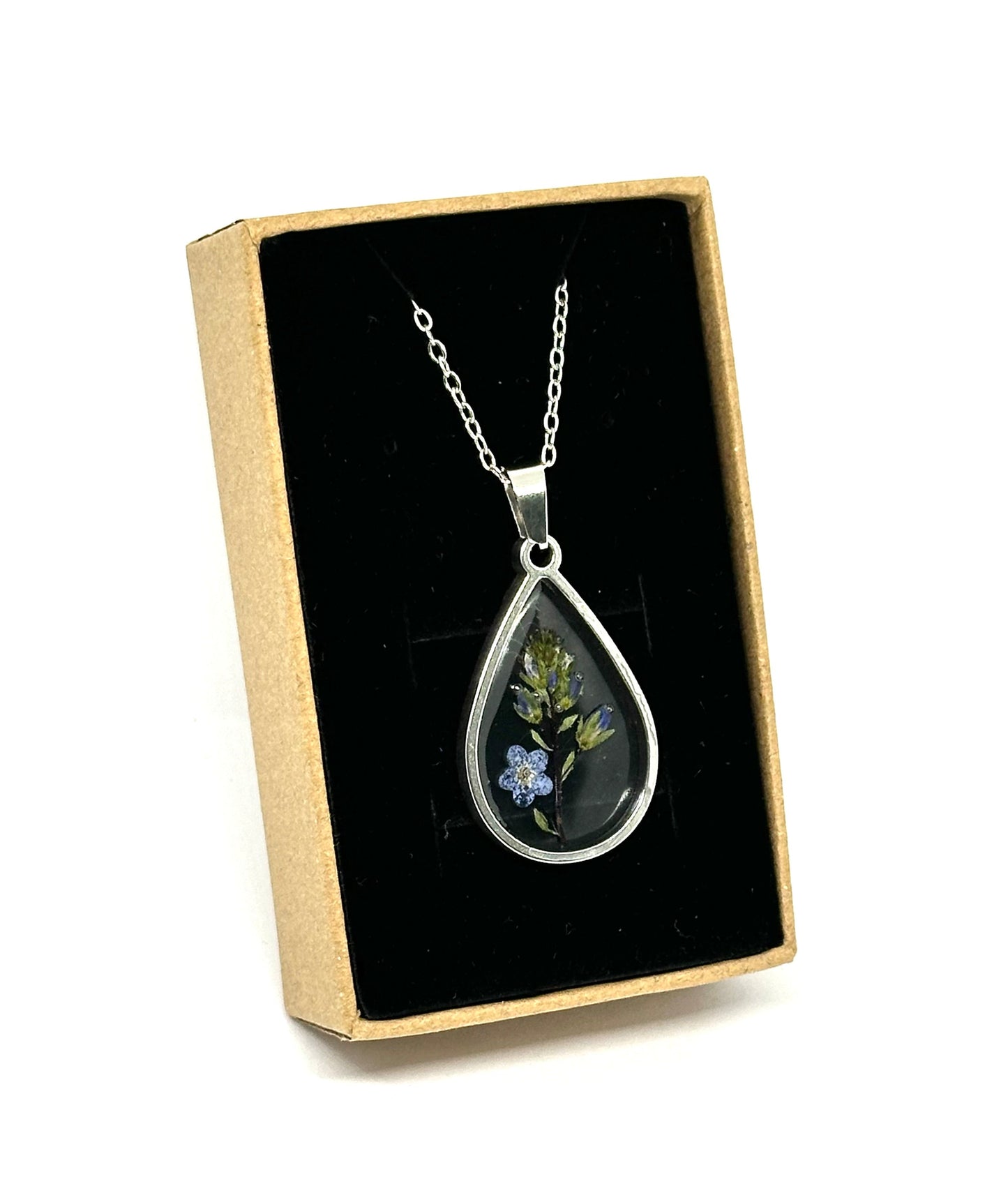 Förgätmigej-inte-hängehalsband