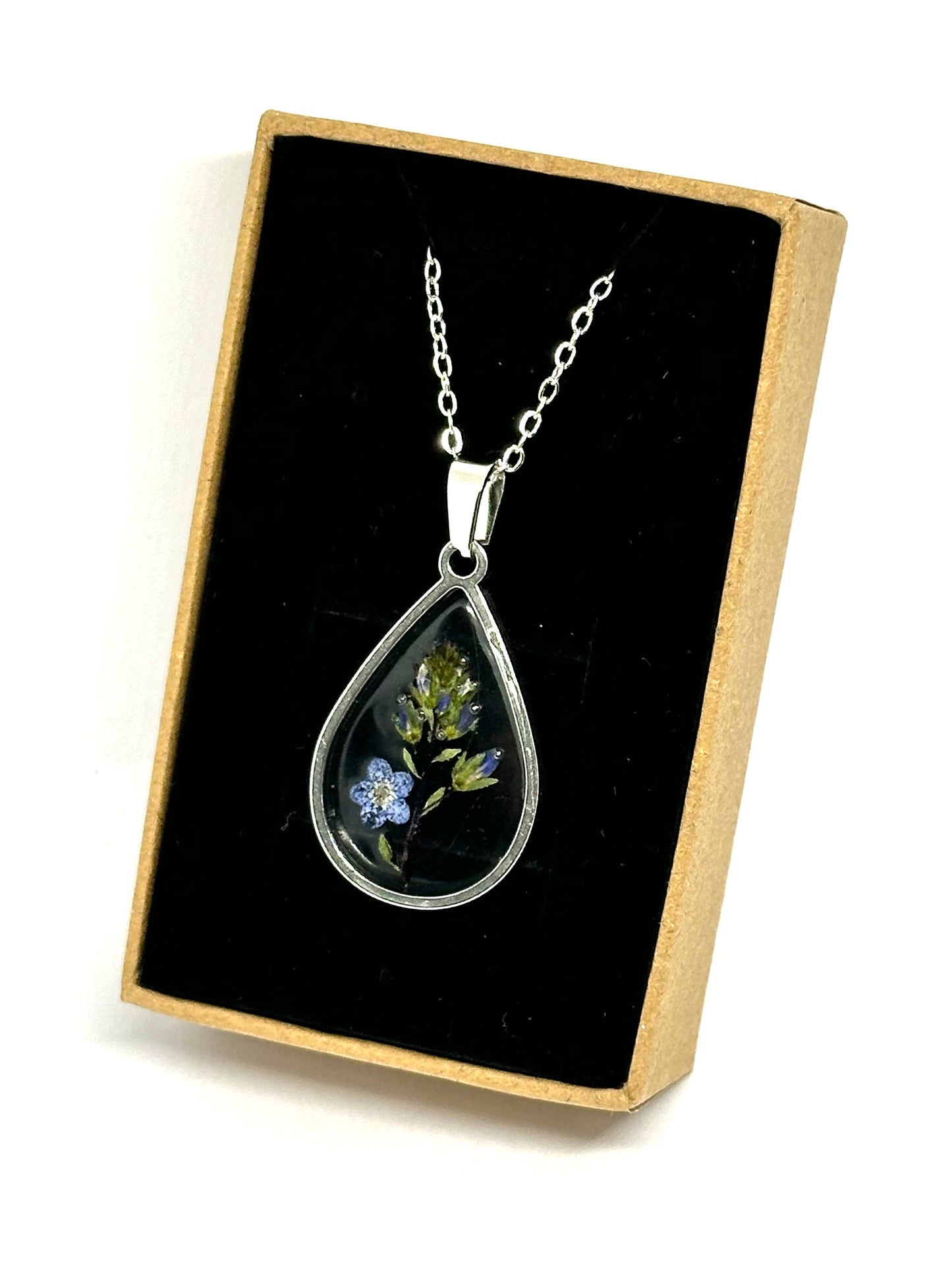 Förgätmigej-inte-hängehalsband