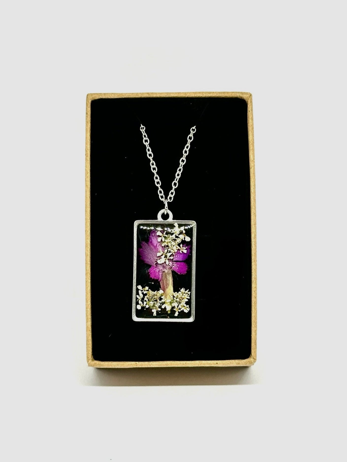 Mini rektangulärt nejlikahalsband 