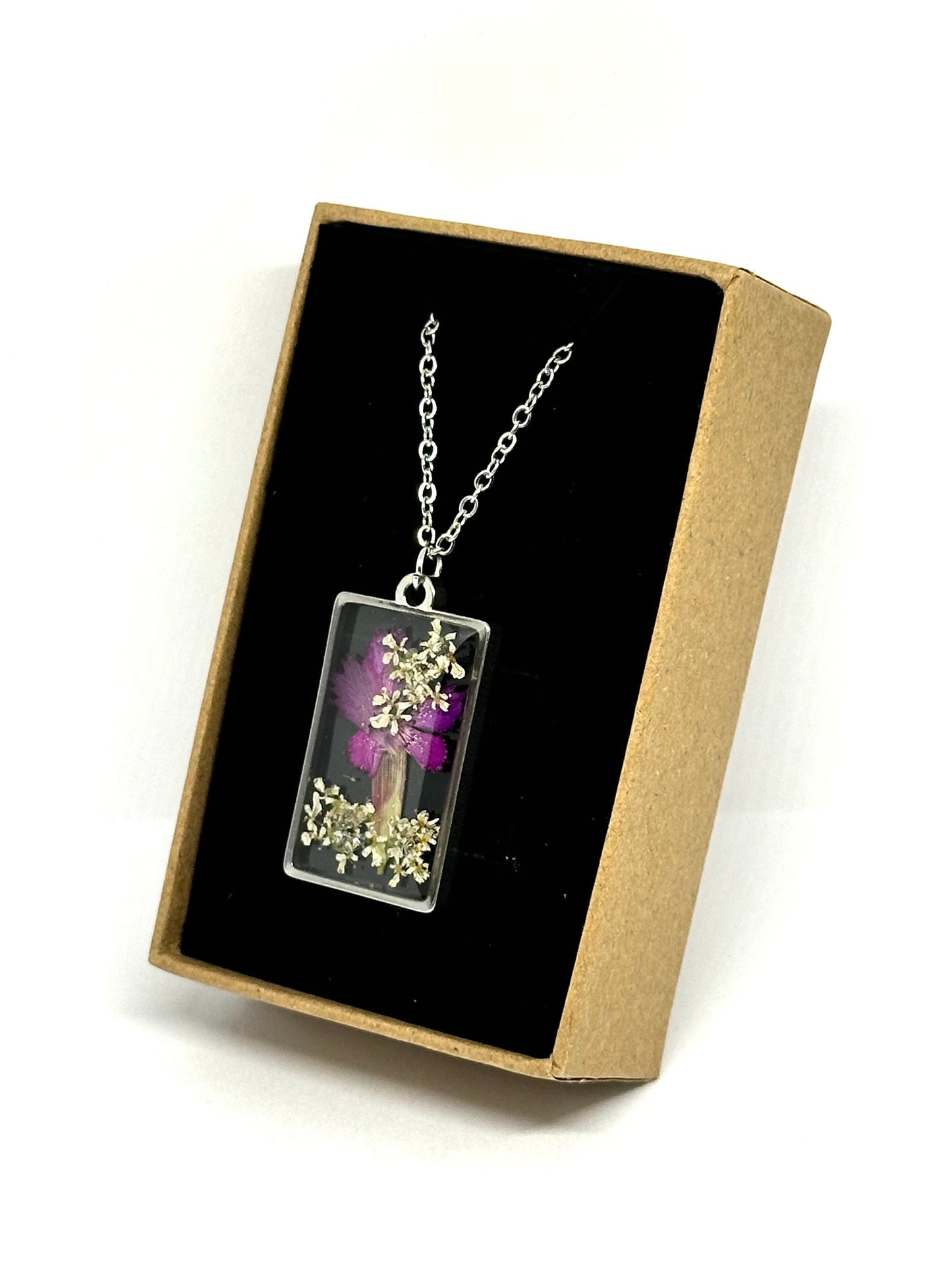 Mini rektangulärt nejlikahalsband 