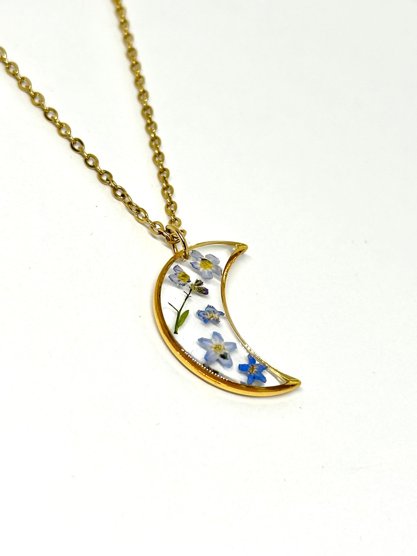 Luna minis Förgätmigej Halsband