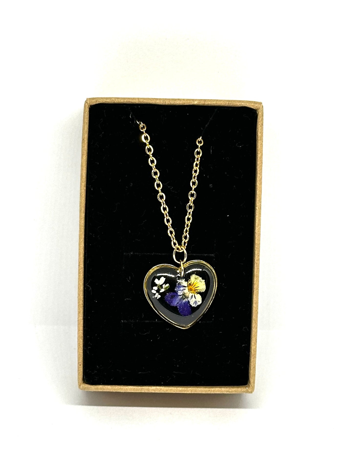 Hjärtformad Tanke Halsband 