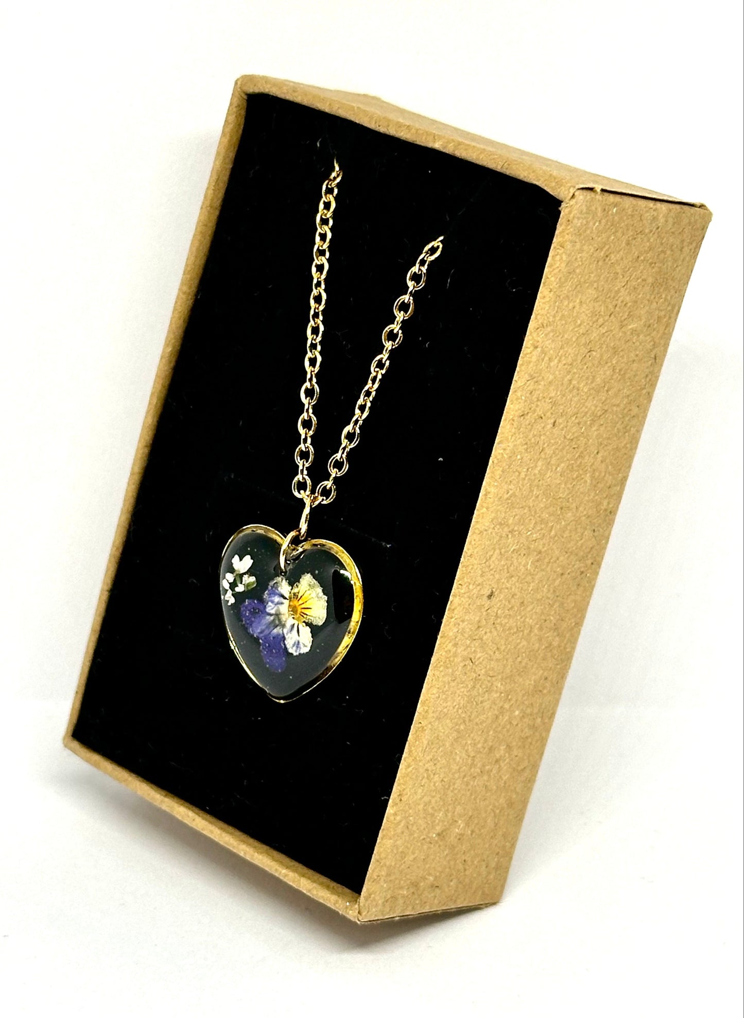 Hjärtformad Tanke Halsband 