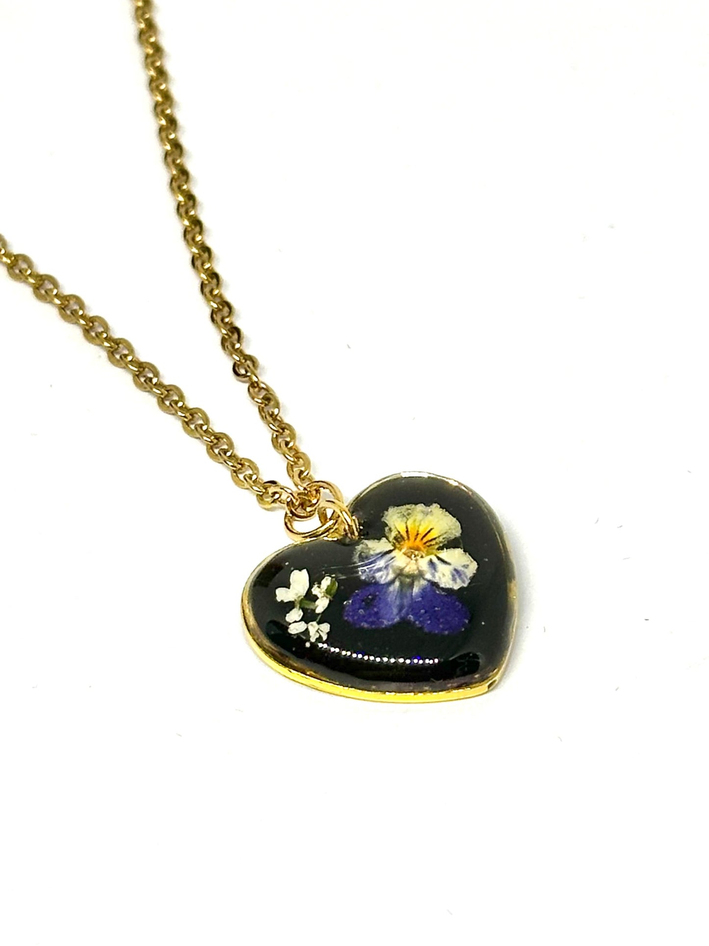 Hjärtformad Tanke Halsband 