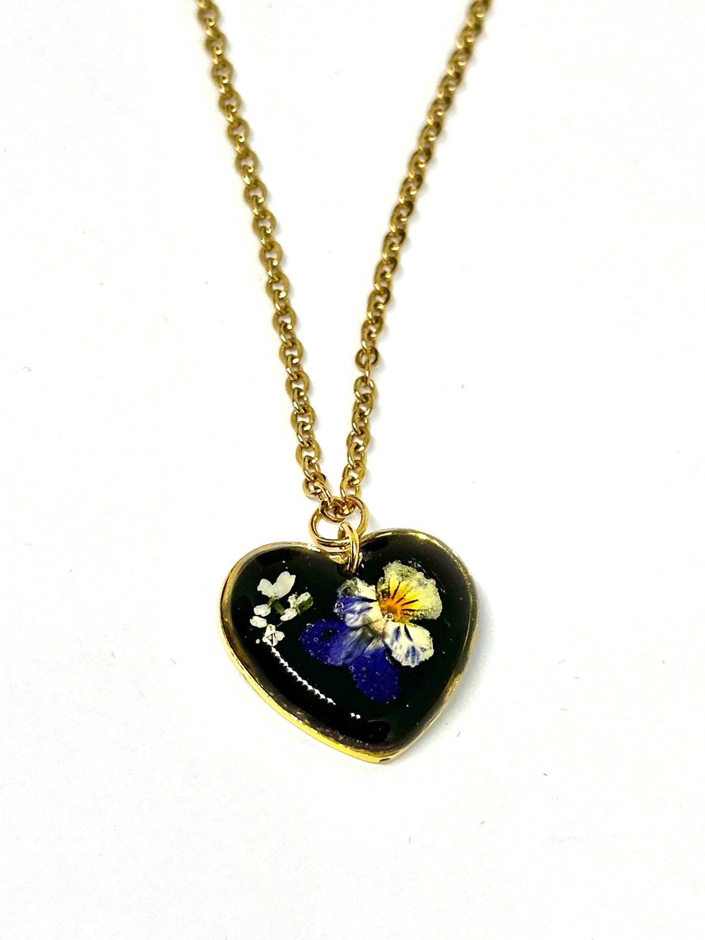 Hjärtformad Tanke Halsband 