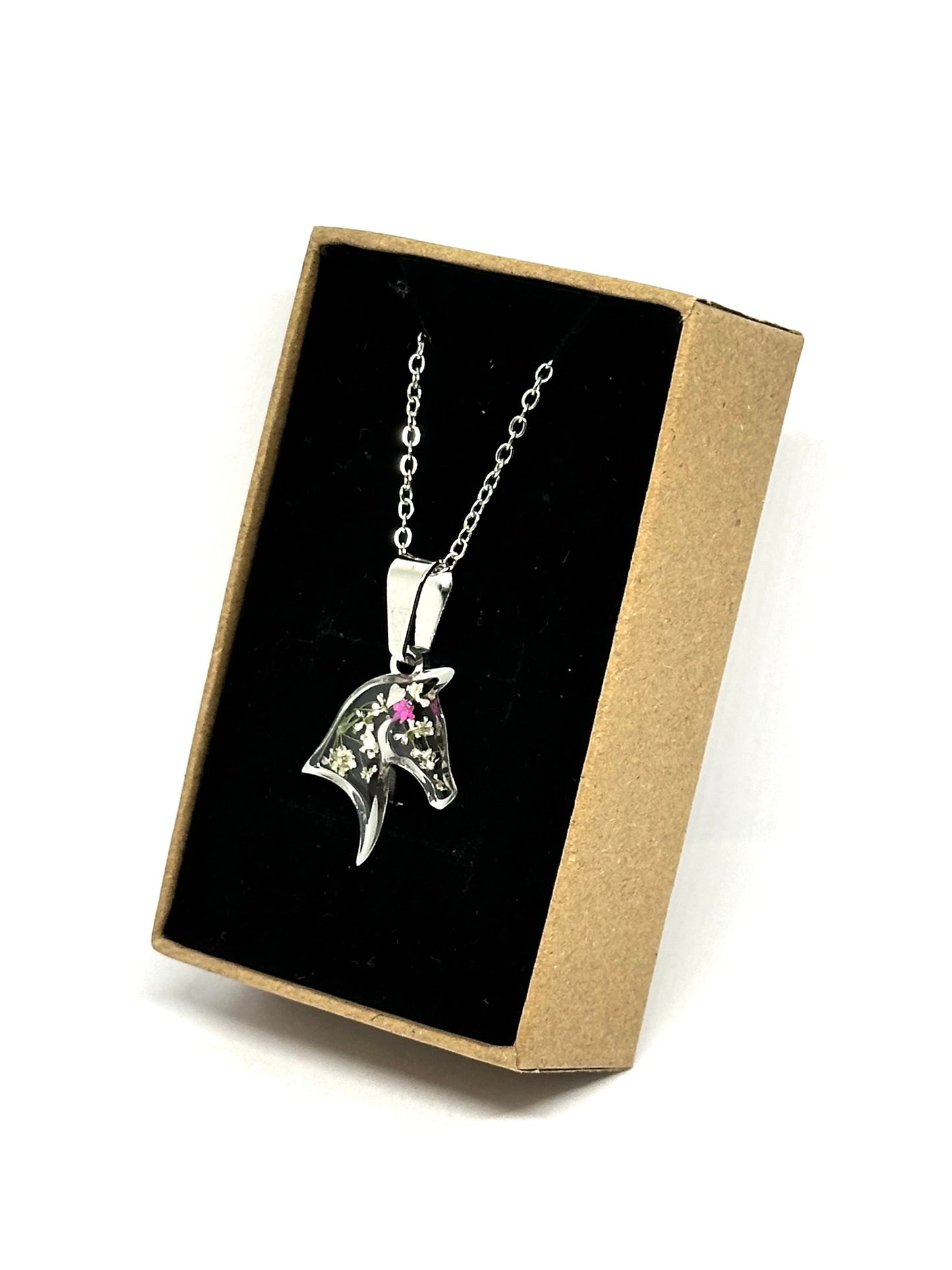 blommigt hästhalsband