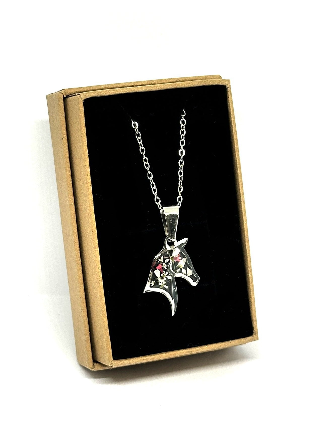 blommigt hästhalsband