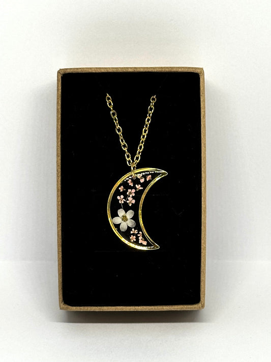 Luna Halsband – Vit Förgätmigej