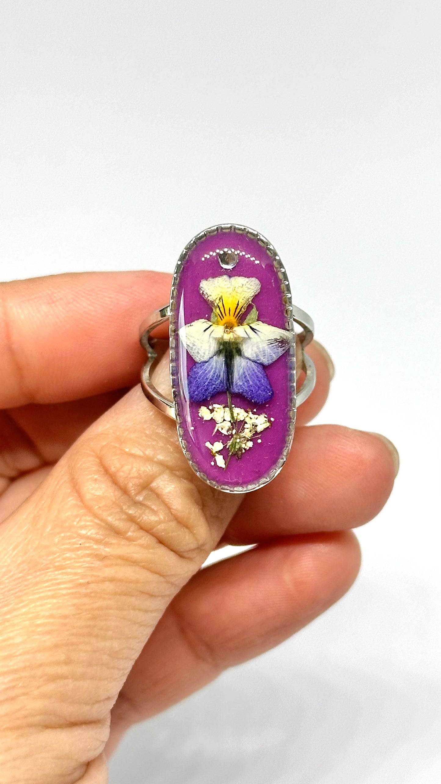 Vild Purpurviolett Ring