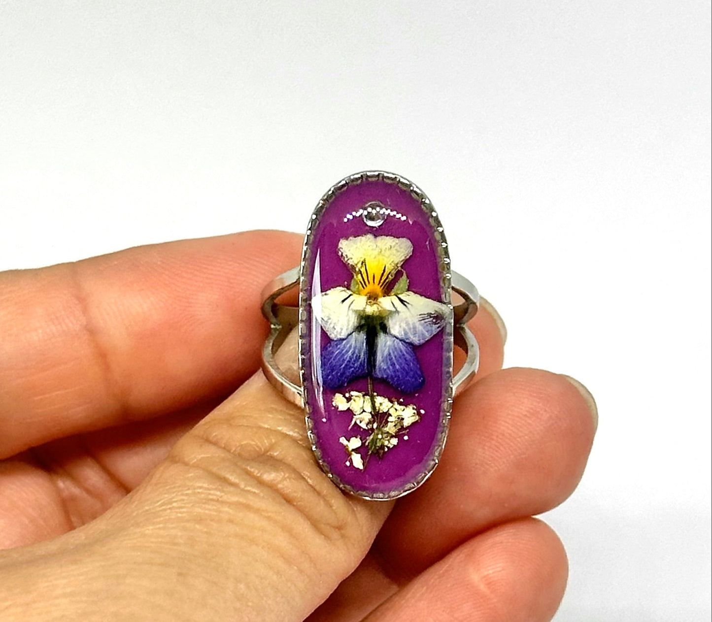 Vild Purpurviolett Ring