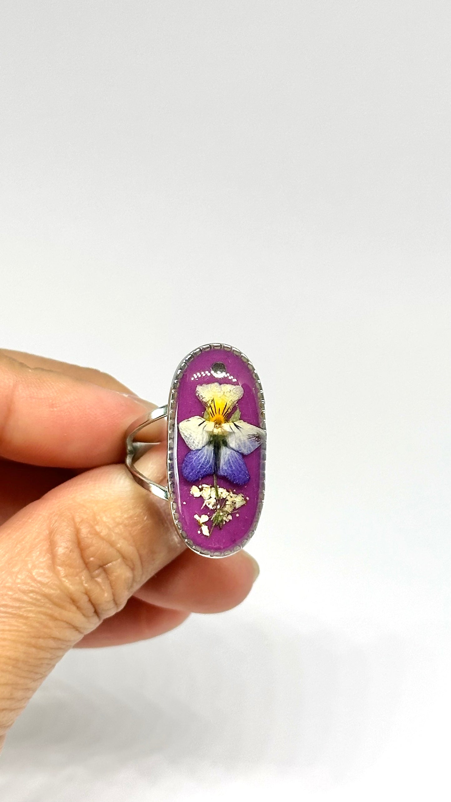 Vild Purpurviolett Ring