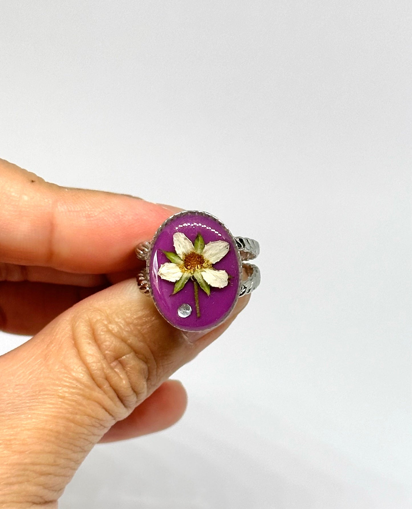 Lila ring - Jordgubbsblomma
