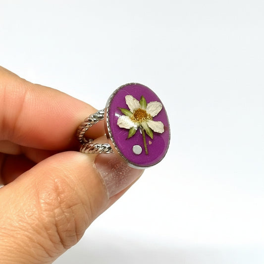 Lila ring - Jordgubbsblomma