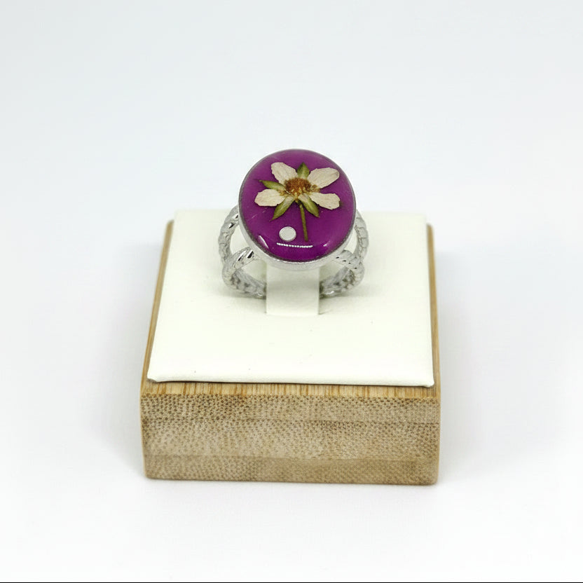 Lila ring - Jordgubbsblomma