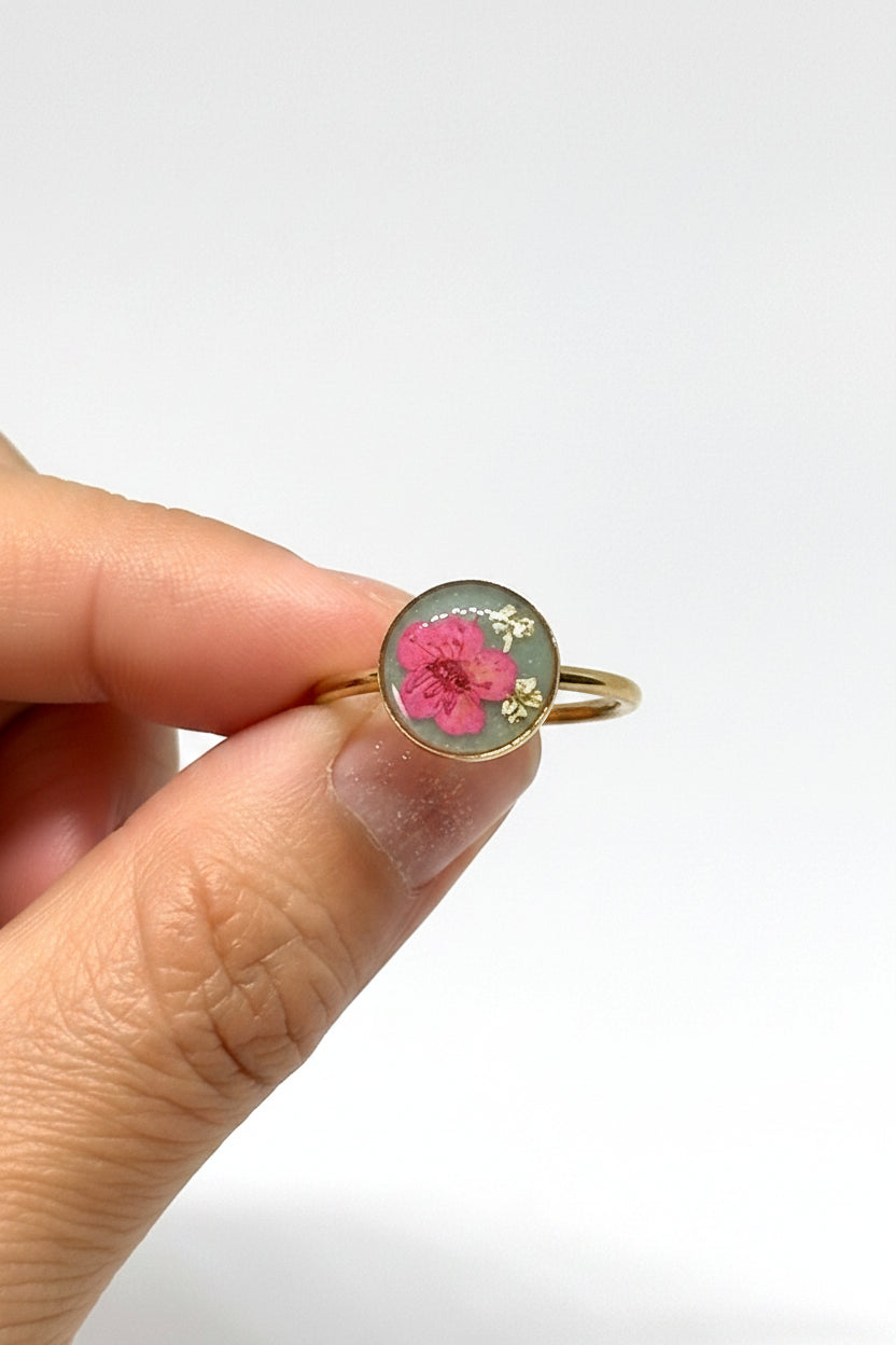 Smaragdring – rosablomma