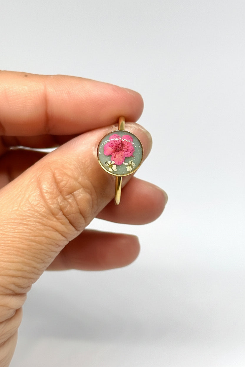 Smaragdring – rosablomma