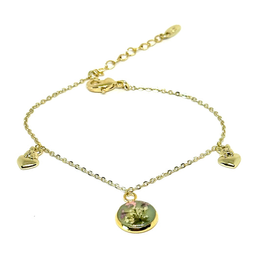 Justerbart armband - smaragd