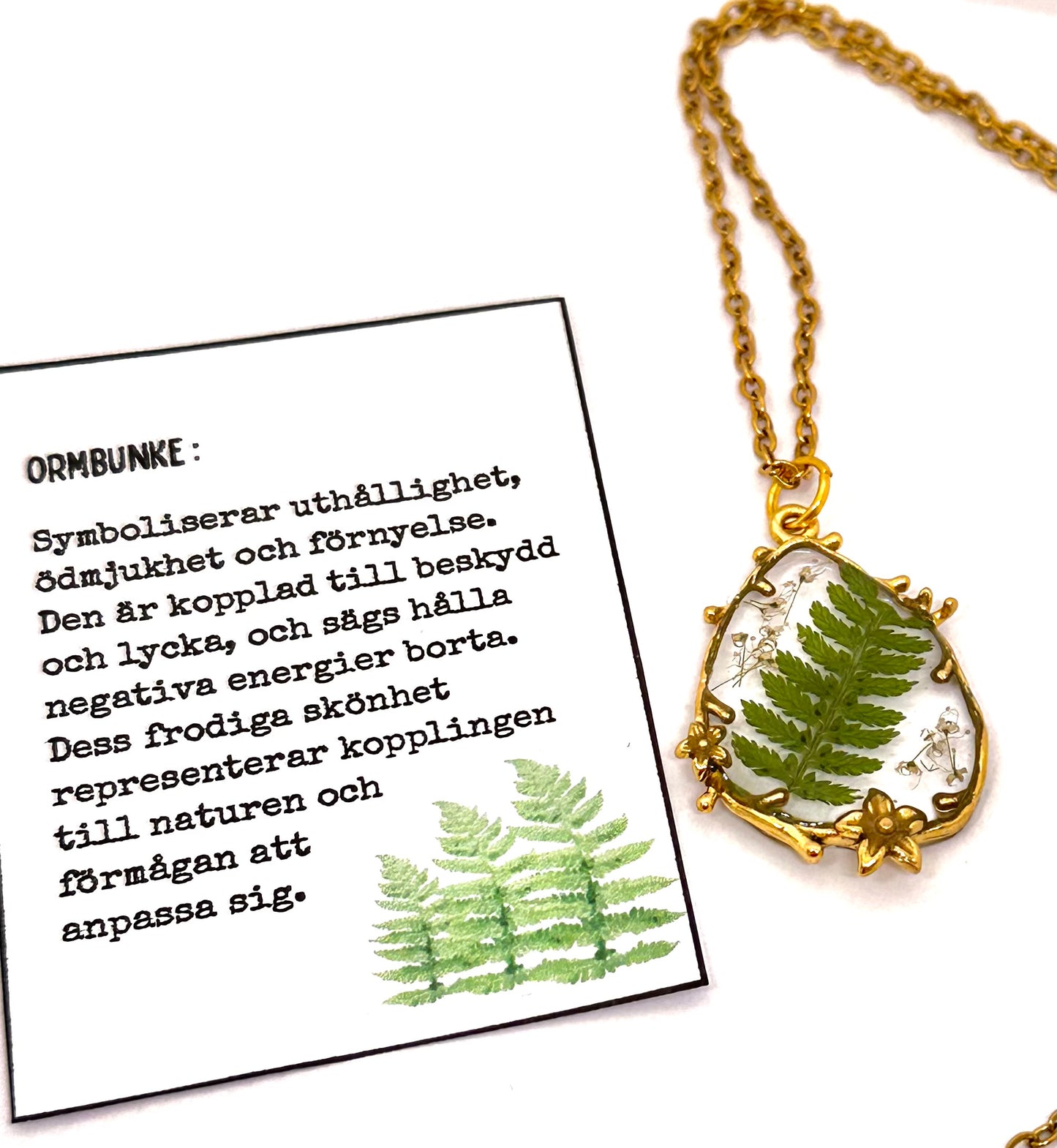 Collar Helecho Romance