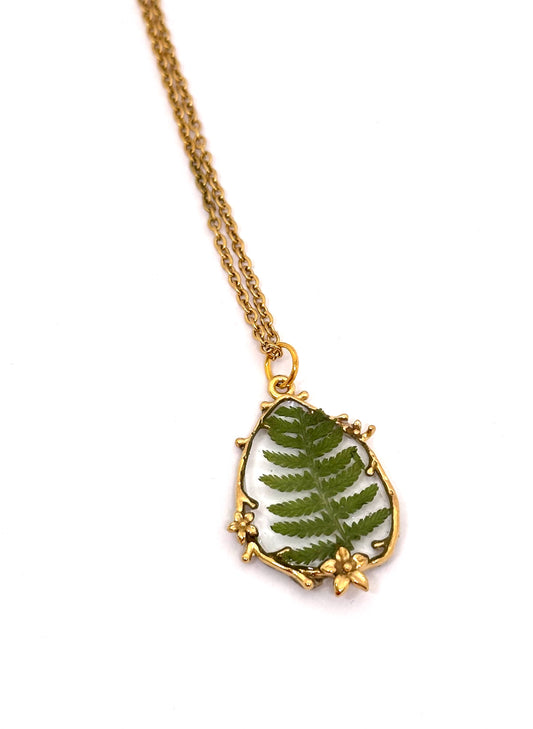 Collar Romance Helecho Silvestre