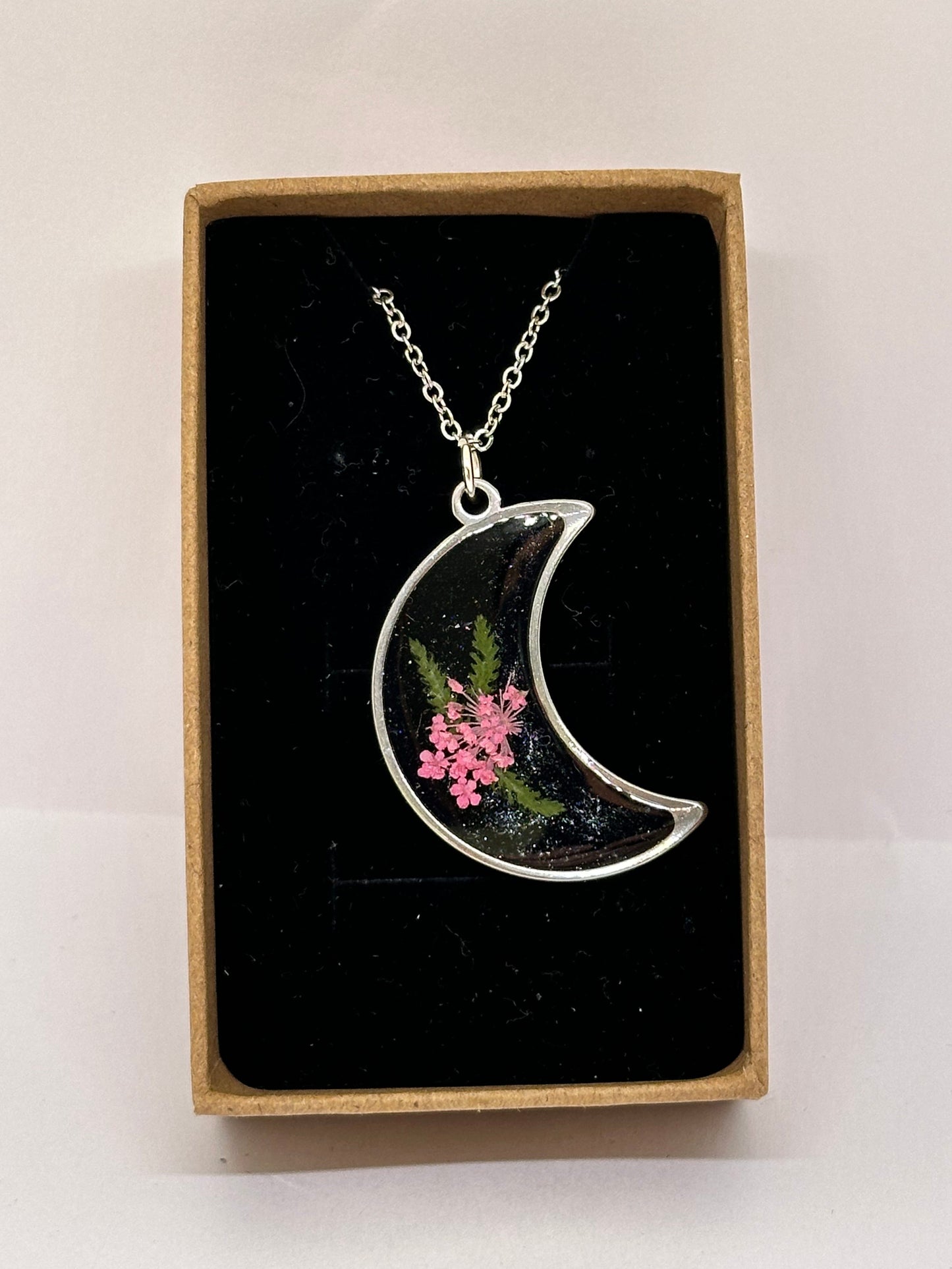 Collar Luna Floral Nocturna