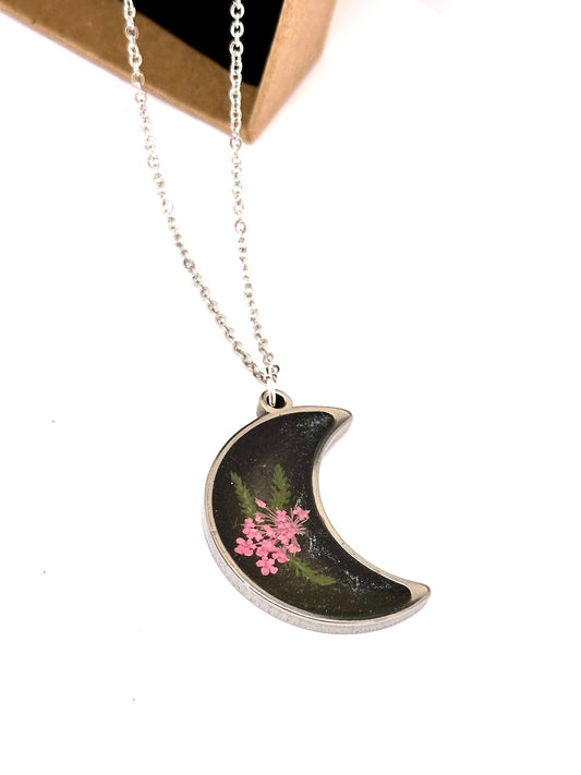 Collar Luna Floral Nocturna