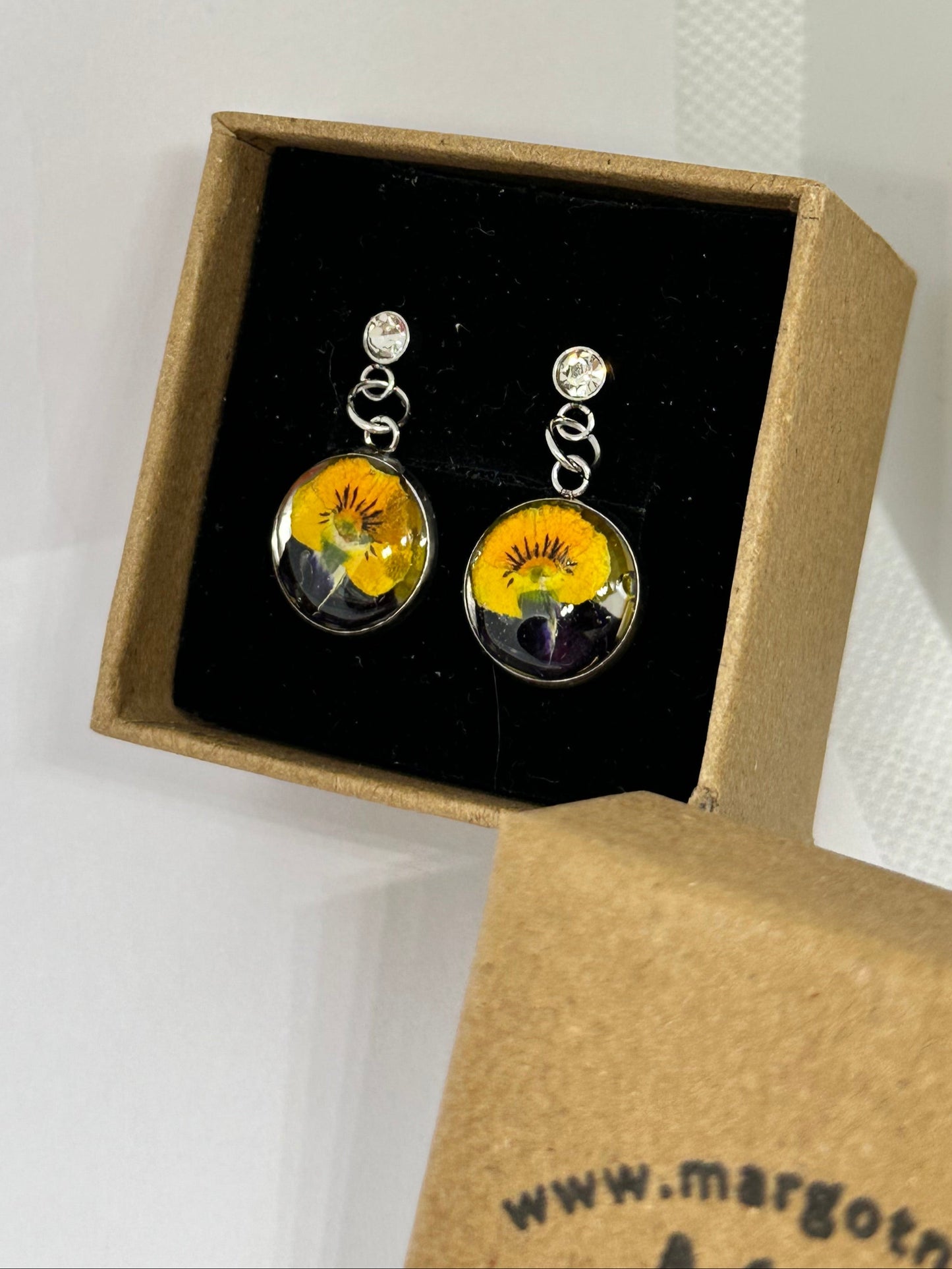 Pendientes Violeta Salvaje