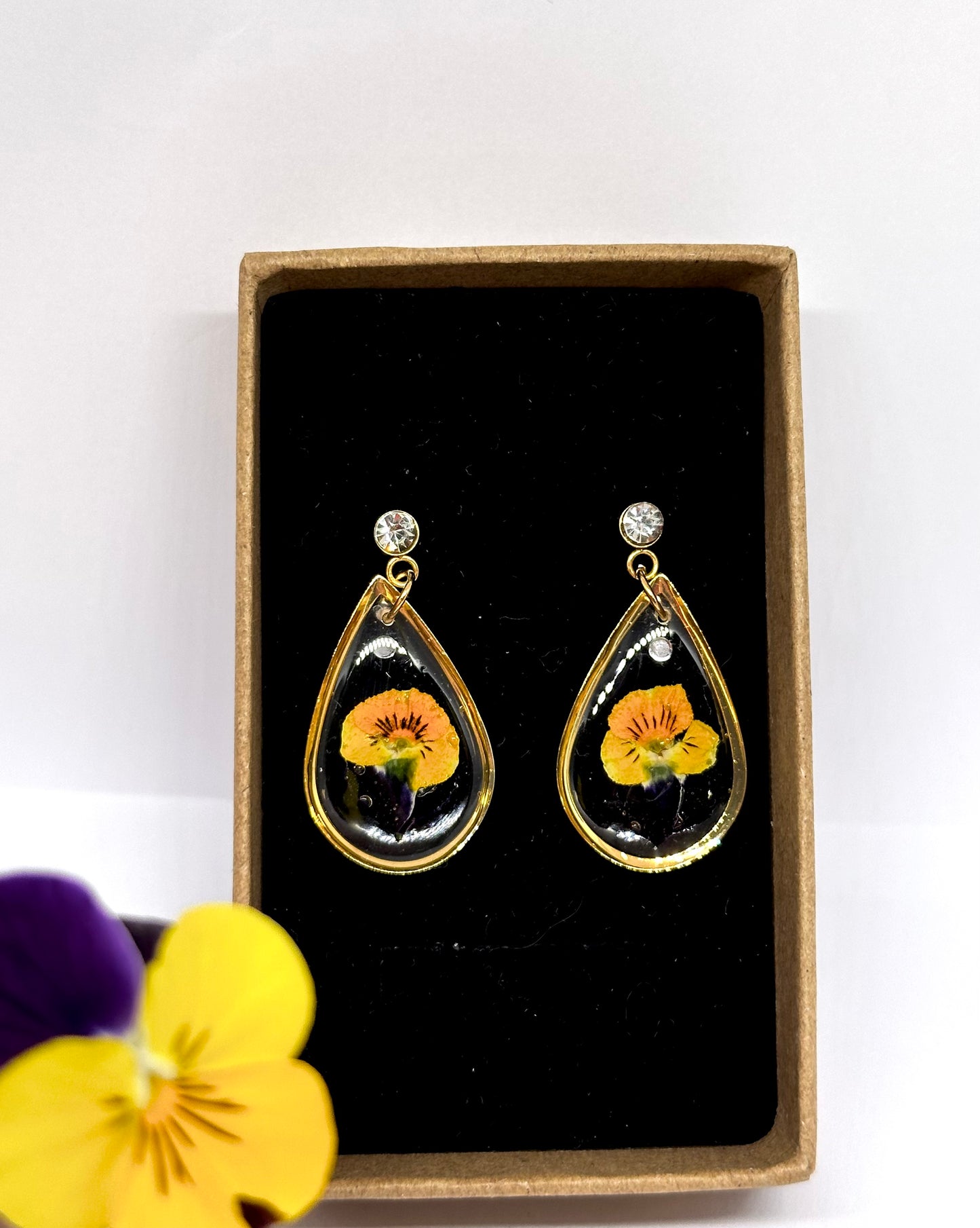 Pendientes Violeta Salvaje