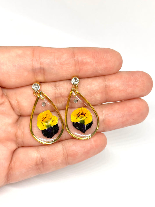 Pendientes Violeta Salvaje