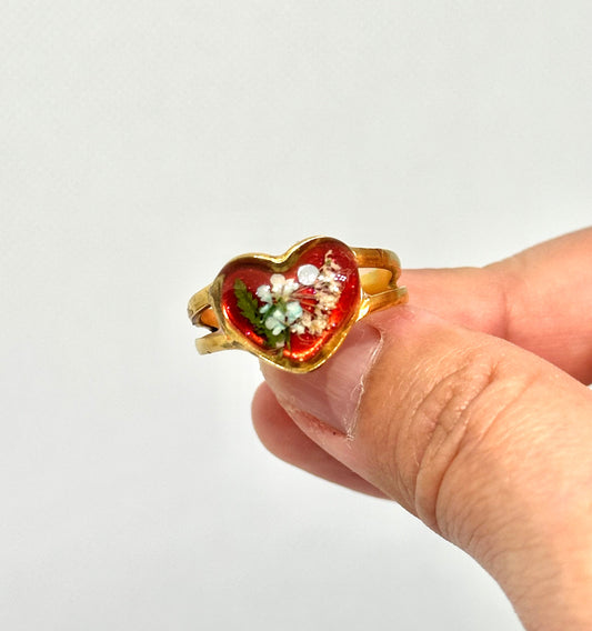 Anillo Corazón Botánico