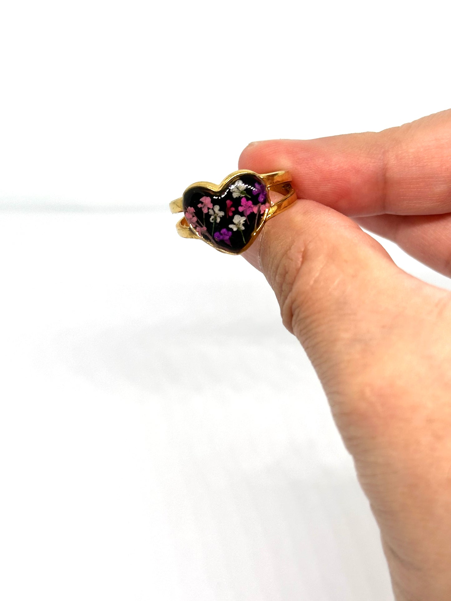Anillo Corazón botanico
