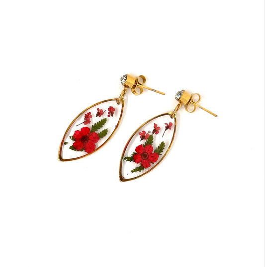 Pendientes Rojo Silvestre