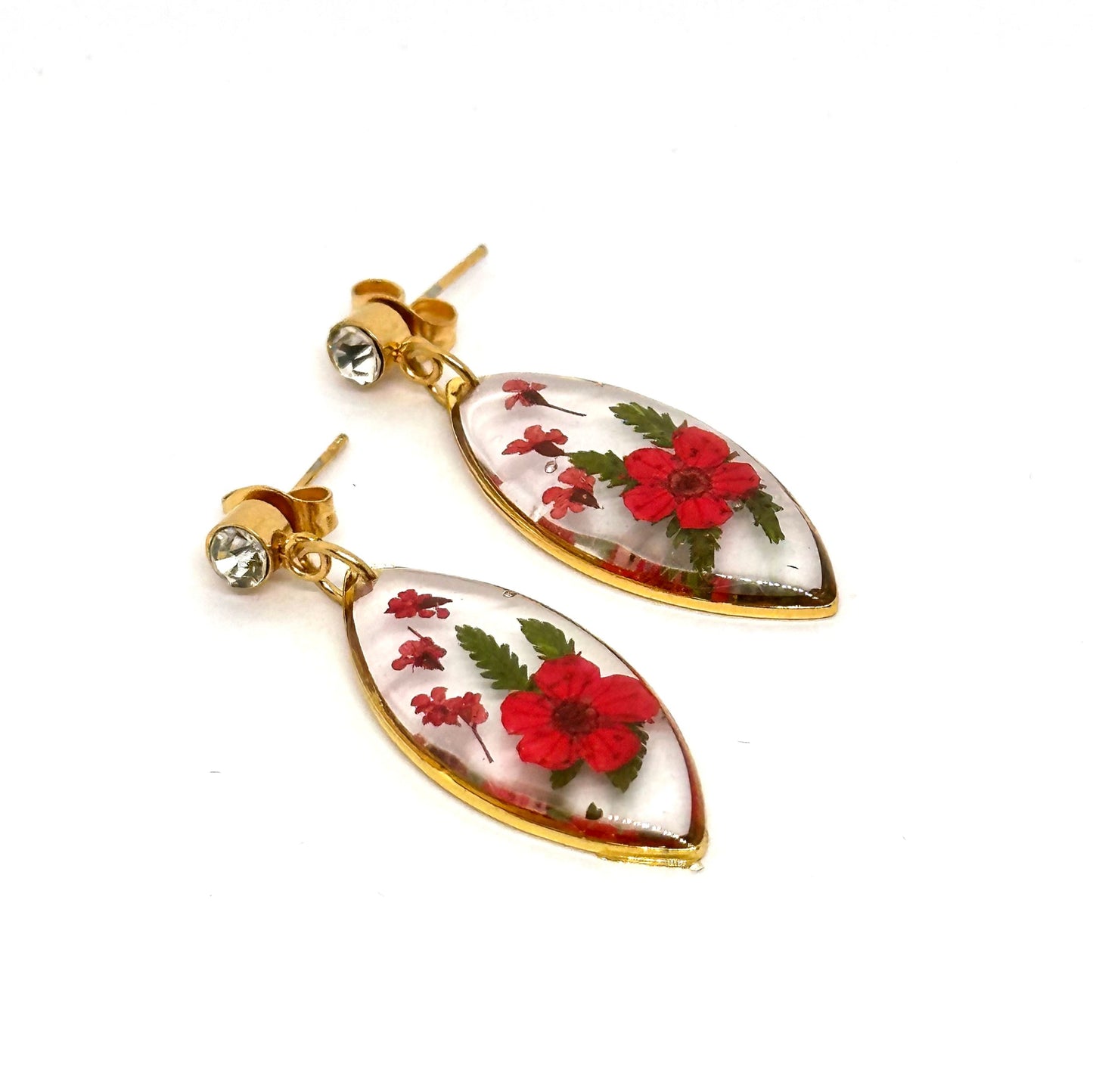 Pendientes Rojo Silvestre