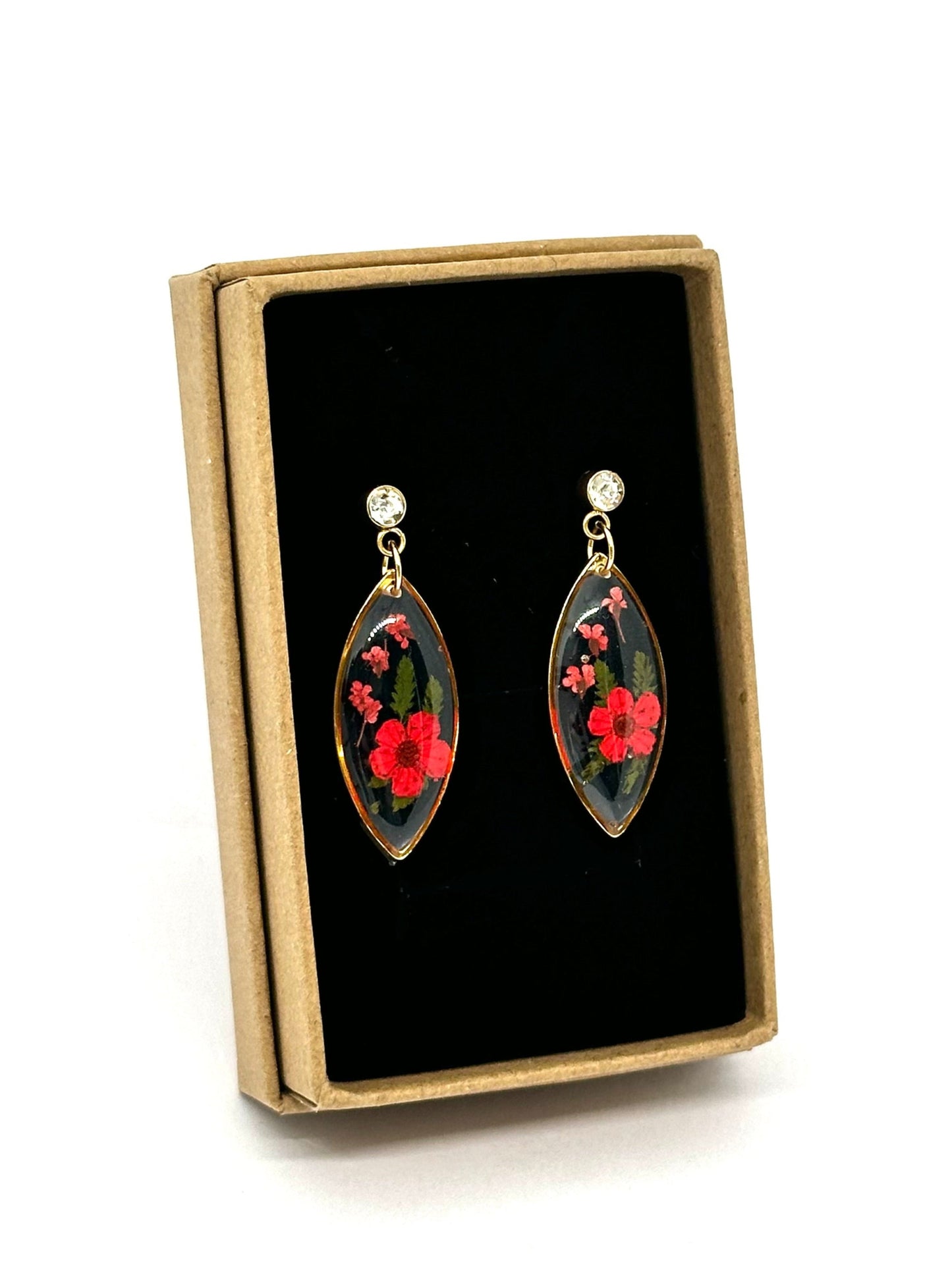 Pendientes Rojo Silvestre