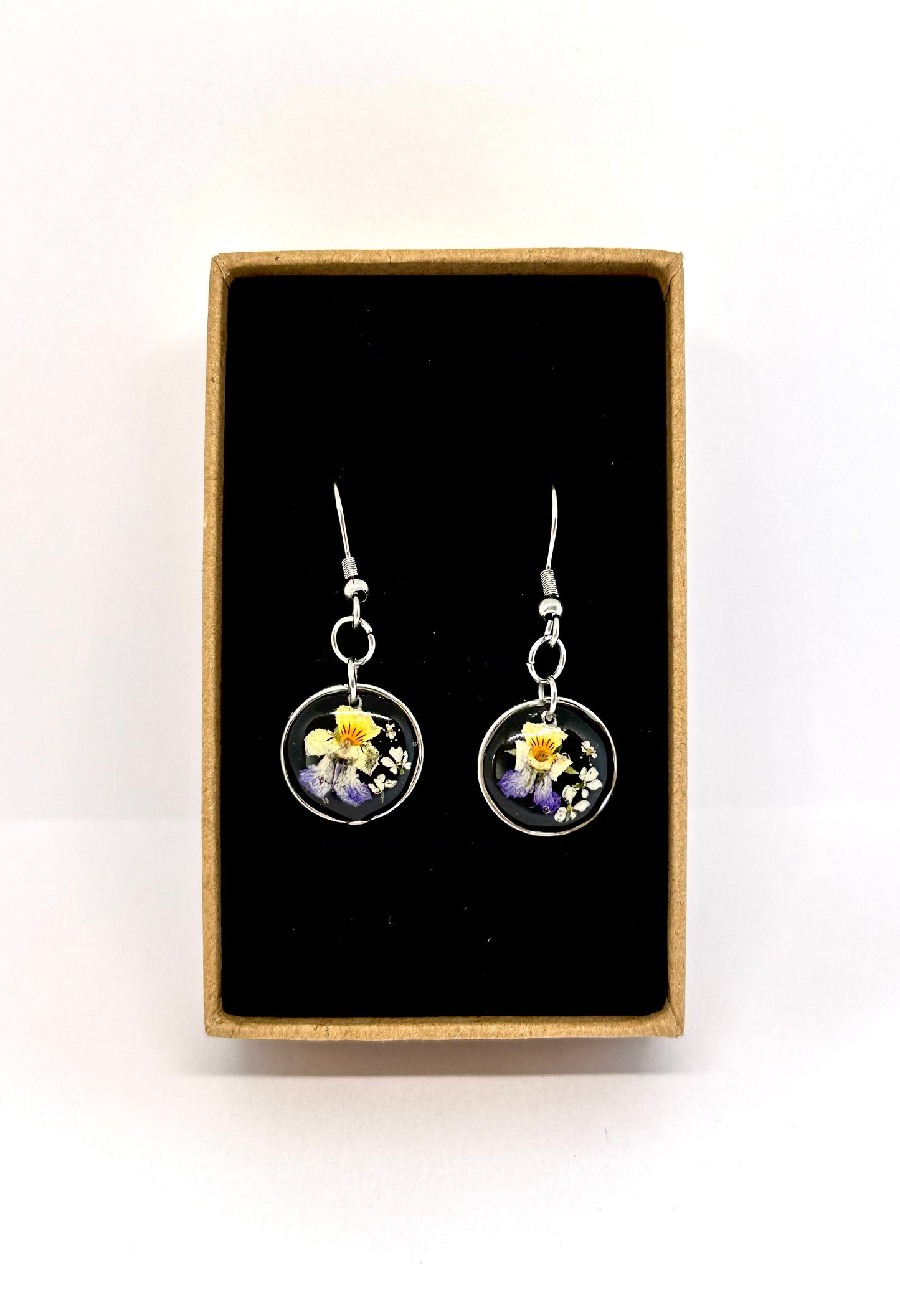 Pendientes violeta salvaje NOCHE