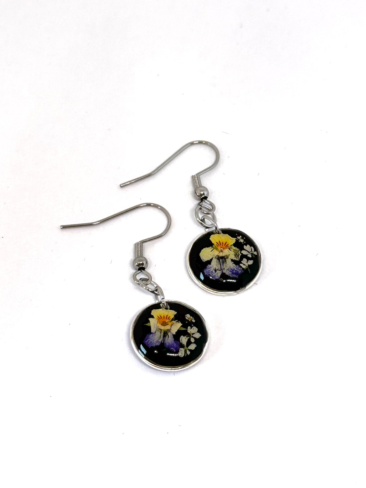 Pendientes violeta salvaje NOCHE