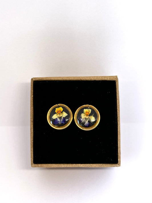 Pendientes Botón  Salvaje y Hundkäx