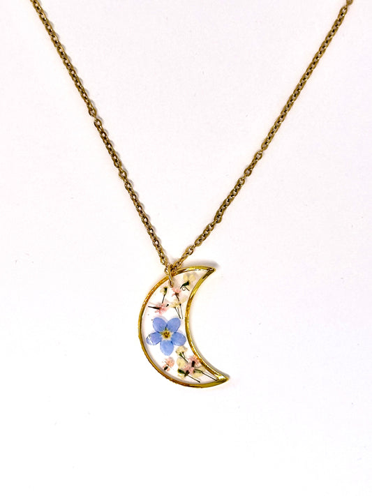 Collar Luna – No me olvides